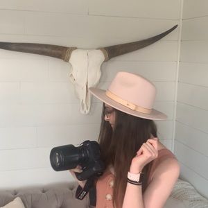 Gigi Pip Shiloh Fedora in Summer Blush